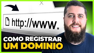 Como REGISTRAR UM DOMÍNIO  Passo a Passo Fácil [upl. by Lahcym]