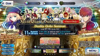 FGO NA  7th Anniversary Destiny Order GSSR [upl. by Sikata]