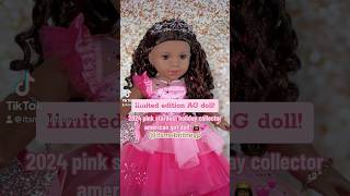 NEW Limited Edition American Girl doll The pink stardust 2024 holiday collector doll 🤩💕 [upl. by Aiclef]