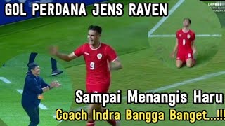 BUKTI NASIONALISME Lihat JENS RAVEN Menangis Haru usai cetak gol perdana ke gawang Filipina U19 [upl. by Defant209]