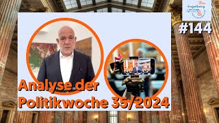 144 Politische Analyse Kalenderwoche 352024 [upl. by Bowne909]