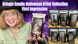 Kringle Candle Halloween Artist Collection  First Impression [upl. by Naleek]