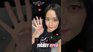 BLACKPINK WORLD TOUR BORN PINK FINALE IN SEOUL TICKET OPEN D4 [upl. by Peti]