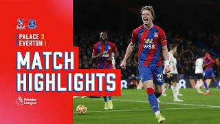 Crystal Palace v Everton  Match Highlights [upl. by Ahsocin948]