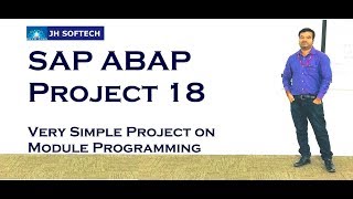 SAP ABAP Project 18 Module Pool Prog for Beginners [upl. by Sclar]