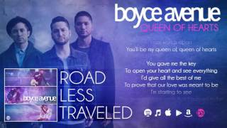 Boyce Avenue  Queen of Hearts Lyric VideoOriginal Song on Spotify amp Apple [upl. by Riabuz]