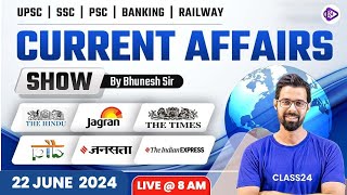 22 June ‍2024 Current Affairs  Current Affairs Today  The Hindu Analysis by Bhunesh Sir [upl. by Eidoc]