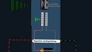 Capacitor capacitor trending facts viralvideo CHALLENGERS’ UNIQUE CLASSES science physics [upl. by Aubrette]