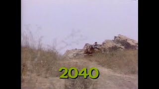 Sesame Street  Episode 2040 1985 Big Bird counts backwards slate [upl. by Keese311]