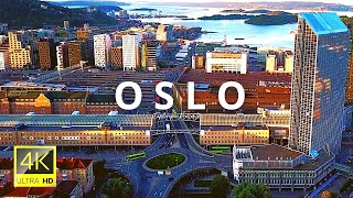 Oslo Norway 🇳🇴 in 4K 60FPS ULTRA HD Cinematic Video by Drone [upl. by Keefe]