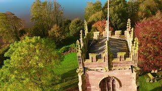 St Michaels Church with its leaning tower in the beautiful setting of Marbury Whitchurch [upl. by Drofnats127]