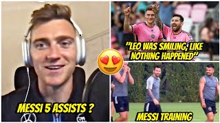 😊Julian Gressel Spills MESSI Reaction to His 5 JawDropping Assists And Inter Miami Training [upl. by Treve]