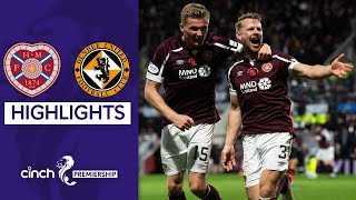 Hearts 52 Dundee United  Woodburn stars in SevenGoal Thriller  cinch Premiership [upl. by Yensehc]