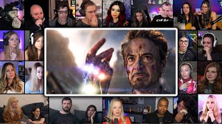 I AM IRON MAN  Avengers Endgame Reaction Mashup [upl. by Aisayt]