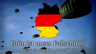 Grün ist unser Fallschirm  Canción de los paracaidistas alemanes Fallschirmjäger [upl. by Leonardi]