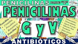 PENICILINA G BENZATÍNICA PROCAÍNICA SÓDICA Y PENICILINA V  GuiaMed [upl. by Kylie]