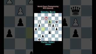 SPASSKY vs FISCHER WCC 1972 Game 3 [upl. by Itraa516]