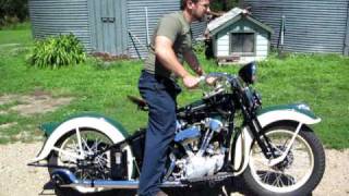 1936 KNucklehead starting for the first time in seventy years [upl. by Anrev]