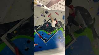 My friends were struggling on this one  exactly my style ⚡️climbing dyno bouldering [upl. by Trebor]