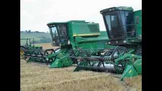 john deere 1175 colhendo trigo [upl. by Hamo442]