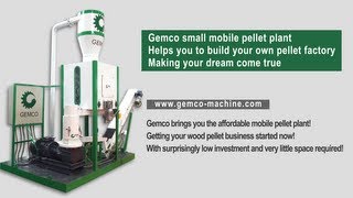 Small mobile pellet plant is to be your pellet making factory [upl. by Shaylah32]