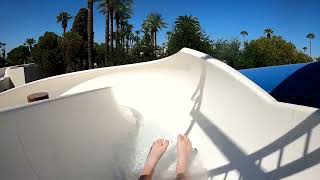 White Water Slide POV The Wigwam [upl. by Ahsinek54]