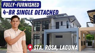 4BR FULLY FURNISHED SINGLE DETACHED  SOLEN RESIDENCES  SANTA ROSA LAGUNA [upl. by Niltac]