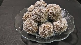 गुलकंद लाडू GulkandCoconut ladoo recipe How to make Gilkand ladoo By Khamang [upl. by Bastian]