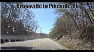 Driving from Crossville to Pikeville TN on 03 04 2023 crossville pikeville tn [upl. by Ailemrac]