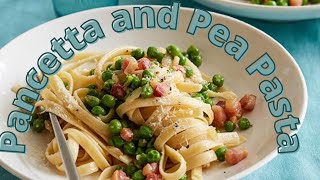 Kitchen Hero Pancetta and Pea PastaQUICK AND EASY [upl. by Enogitna348]