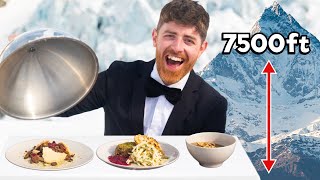 EXTREME Fine Dining on Top of a Mountain [upl. by Bernetta1]