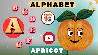 A for Apricot B for Banana C for Cashew Rhythm song Hindi  ABCD Song  Fruit Alphabet Song  Kids [upl. by Elnora]