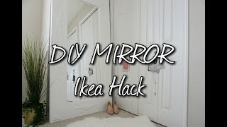 EASIEST IKEA HACK  DIY MIRROR  MONGSTAD MIRROR [upl. by Datha]