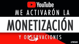 Como monetizar en YouTube monetizarcanal monetizar [upl. by Nowyt363]