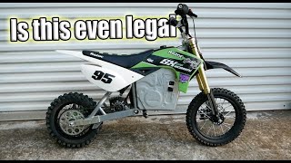 INSANE UPGRADE  Electro amp Co Razor Dirt Bike Review [upl. by Yakcm]