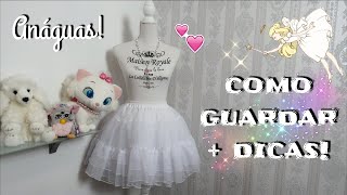 Moda lolita  Dicas de Como Lavar e Guardar a Anágua 👗 [upl. by Clarhe]