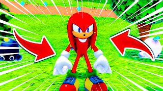 o SONIC VERMELHO do ROBLOX é REAL é o Knucles 🤫  Sonic Speed Simulator Roblox [upl. by Dub566]