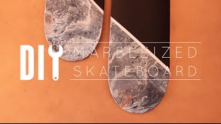 DIY Marble Skateboards [upl. by Yalonda]