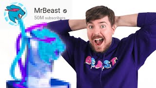 I Surprised MrBeast With Custom 50 Million Playbutton [upl. by Lalad]