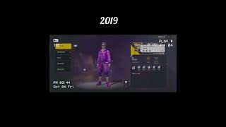 2019  2024 journy garenafreefire viralreels viralshort freefireshorts garenafreefire [upl. by Tate863]