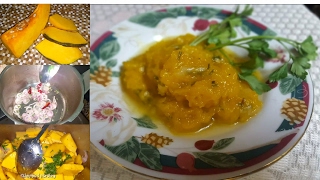 Mauritian Cuisine 🎃Sauteed Pumpkin  Giraumon cuit à létouffé  Touffé Giraumon Mauricien [upl. by Legim]