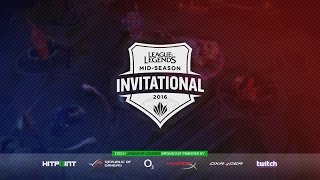 RNG vs SKT  MSI 2016  semifinal [upl. by Fortier]