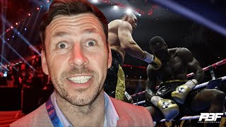 DARREN BARKER REACTS TO DEONTAY WILDER BRUTAL KO LOSS TO ZHILEI ZHANG QUEENSBERRY WHITE WASH [upl. by Reivaxe]