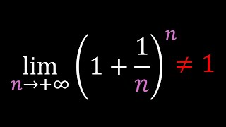 Cette LIMITE nest PAS égale à 1  preuve sans utiliser lhôpital [upl. by Landry]