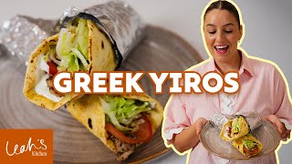 How to Make Greek Yiros and Tzatziki [upl. by Aldo494]