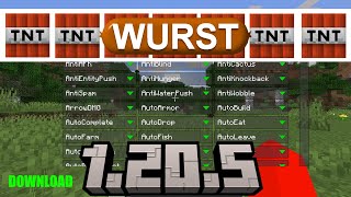 DOWNLOAD WURST Hacked Client  1205  Minecraft Java Edition [upl. by Sink]