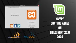 How to Create a Launcher for XAMPP CONTROL PANEL  LINUX MINT 220  2024 [upl. by Aihtenyc]