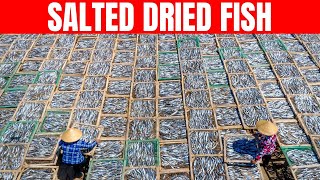 Amazing Salted Dried Fish  saltfish  Foodie Finds [upl. by Nonnah]