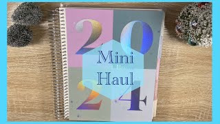 ❄️ NEW 2024 Monthly Budget Planner  Sticker Haul with MyOliveBlue  Erin Condren Monthly Planner [upl. by Cynthy]