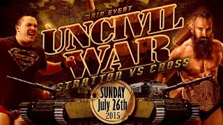 NGW Uncivil War 2015 Lenny Stratton vs Matt Cross [upl. by Natala]